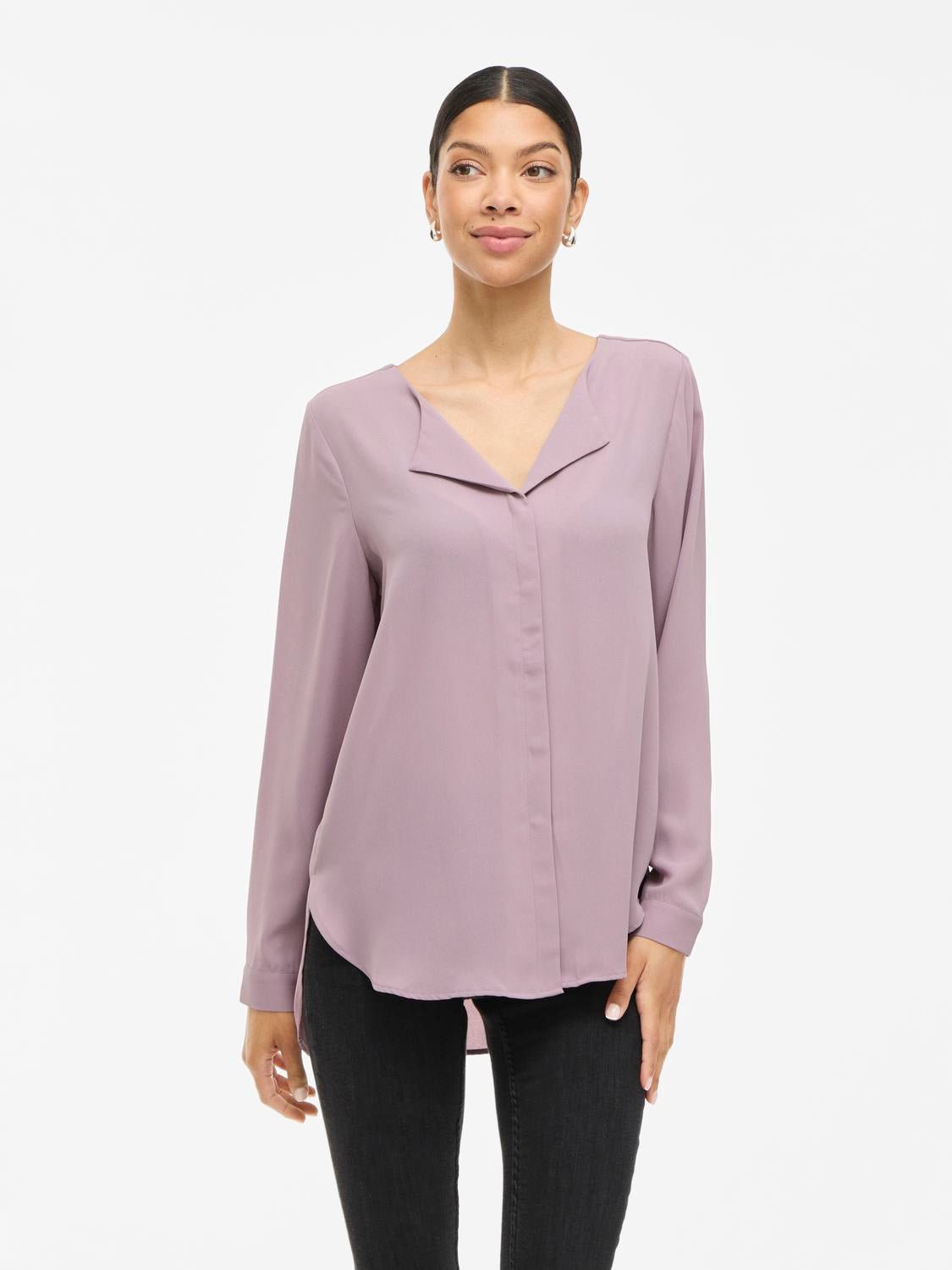 VILUCY Shirt - Toadstool - VERO MODA & VILA Bergvik